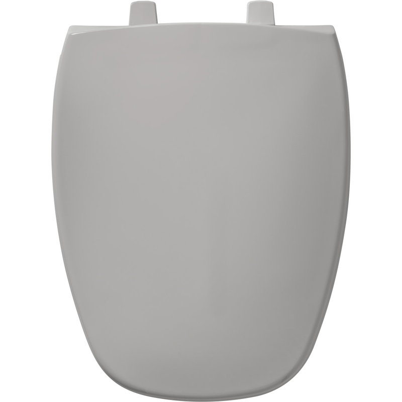 Bemis Eljer Moulded Emblem Solid Plastic Elongated Toilet Seat